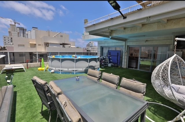 פנטהאוז 5 חדרים 145 מ"ר בחפץ חיים | מרפסת 120 מ"ר | נתניה-1